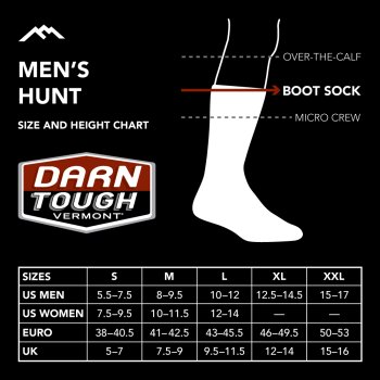 Darn Tough Herren 2011 Hunting Boot Midweight Sock